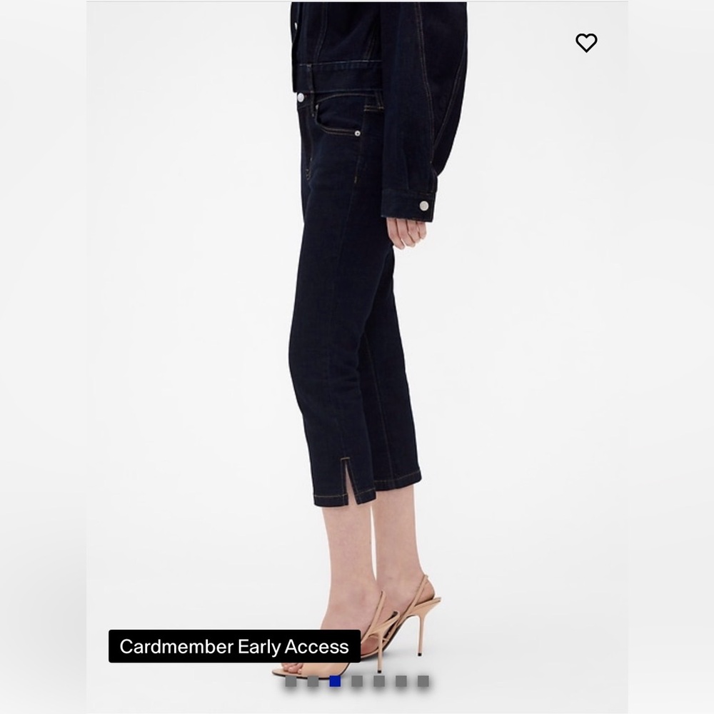 Gap x Victoria Beckham Low Rise Capri Jeans - Picture 3 of 6